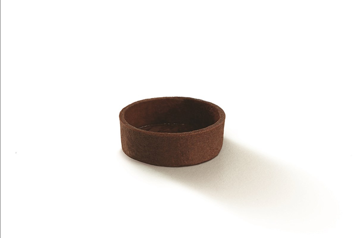 Round Shortbread Shell Ready Bake Baked 56mm Round Chocolate Butter Shortbread Shell (BCH56) (BCH56)