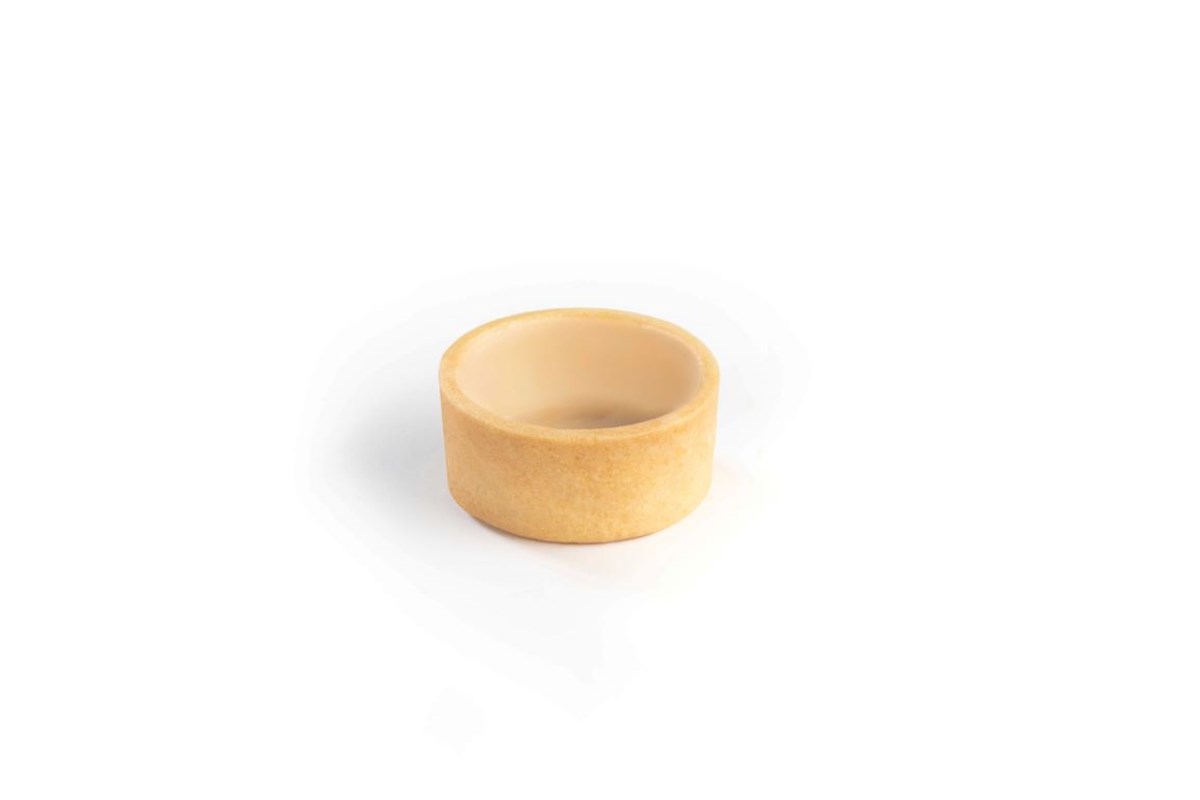 Shortbread Shells Baked 40mm Round Butter Shortbread Shells (BSS40)